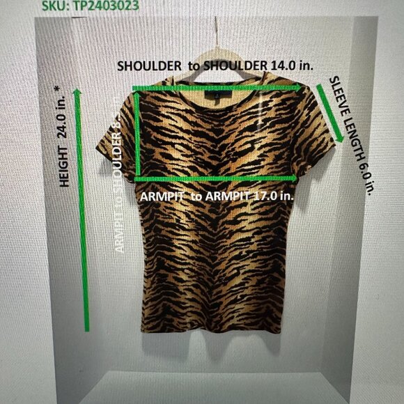 JONES NEW YORK SIGNATURE Leopard Printed Stretch Soft and Comfortable - Picture 5 of 5